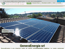 Tablet Screenshot of generaenergia.it